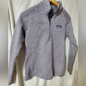 Patagonia Quarter Zip Pullover Fleece Lined Sweater